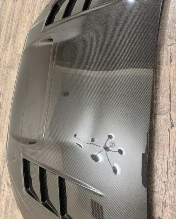 Carbon fiber hood for Subaru