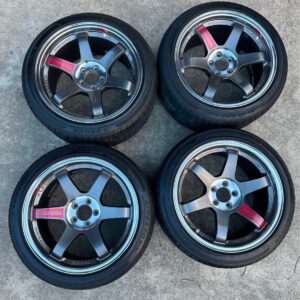 Graphite TE37 wheels