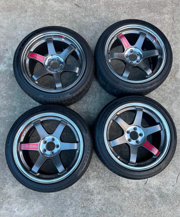 Graphite TE37 wheels - Image 2