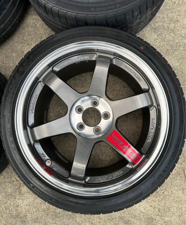 Graphite TE37 wheels - Image 9