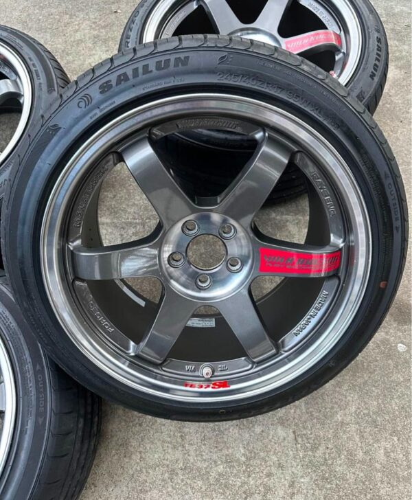 Graphite TE37 wheels - Image 5