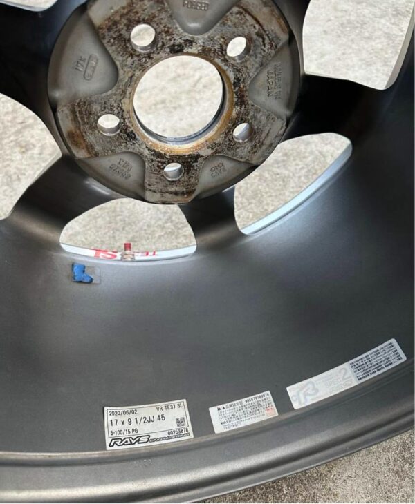 Graphite TE37 wheels - Image 3
